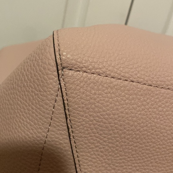 🩷Michael Kors🩷Colorblock💕Pale Pink w/ Dark Mauve💕Large Tote/Like New - Picture 11 of 15